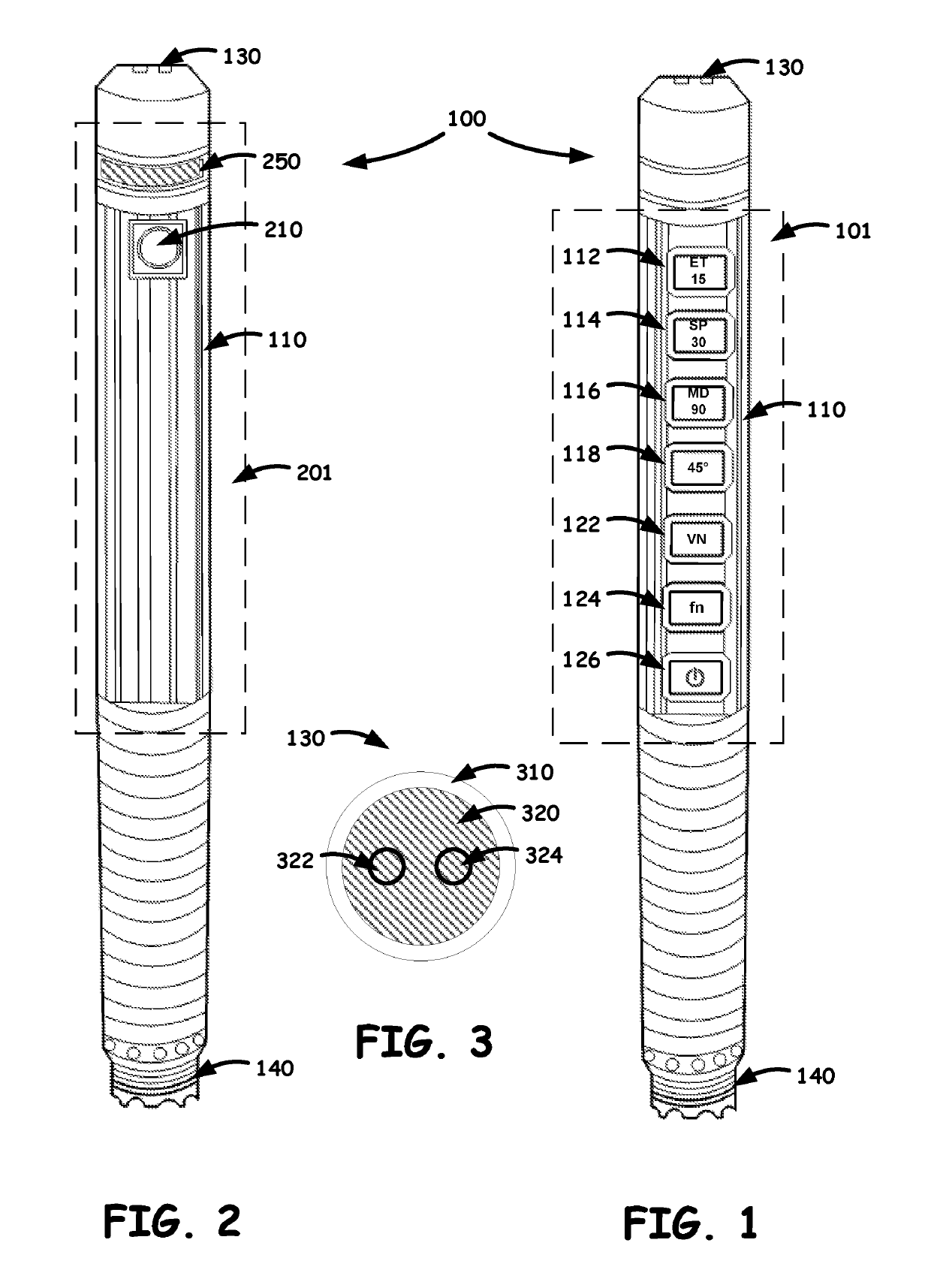 Handheld testing device including multiple timers