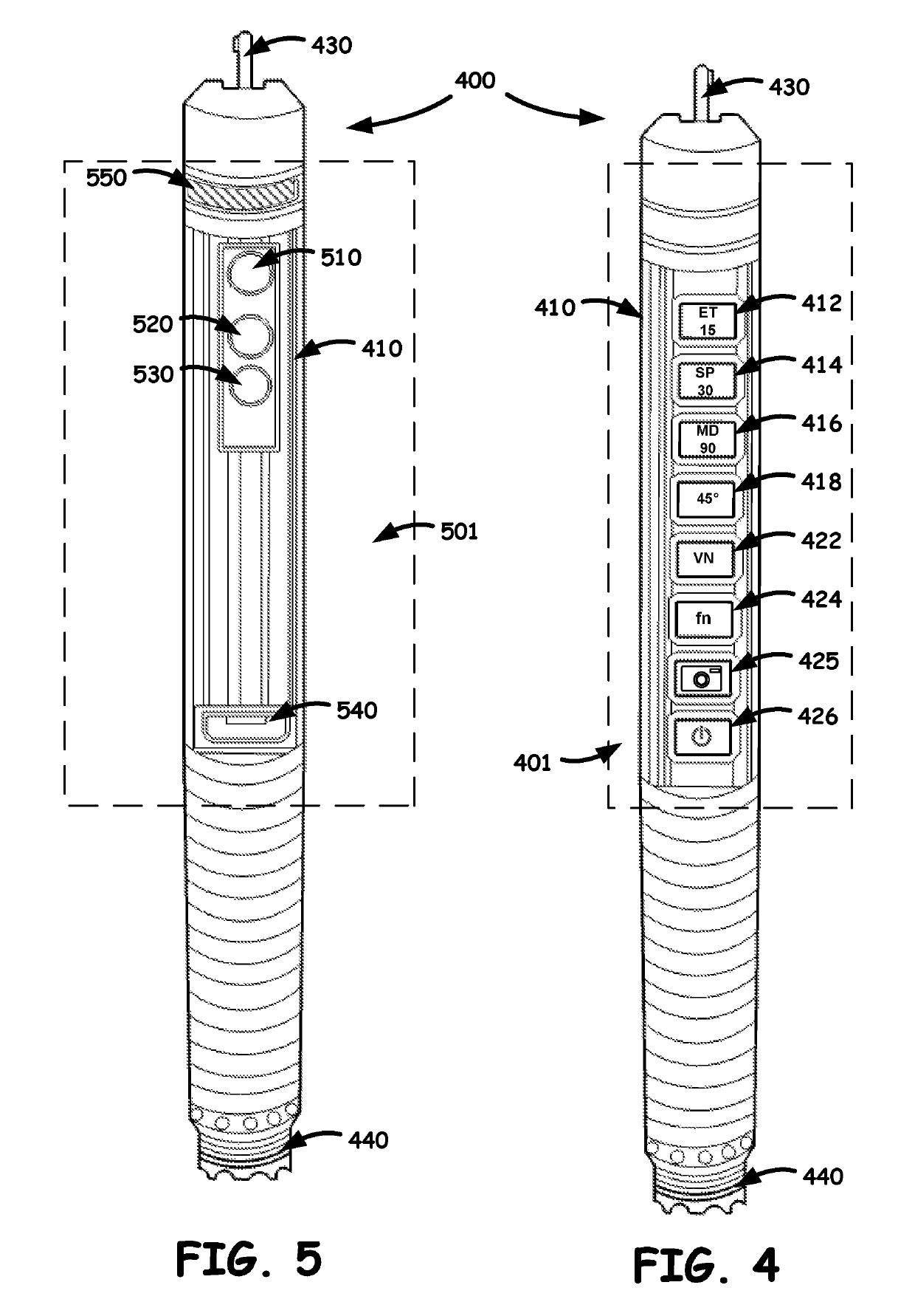 Handheld testing device including multiple timers