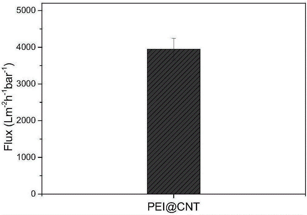 Preparation method of macromolecular modified self-supporting carbon nanotube assembling membrane