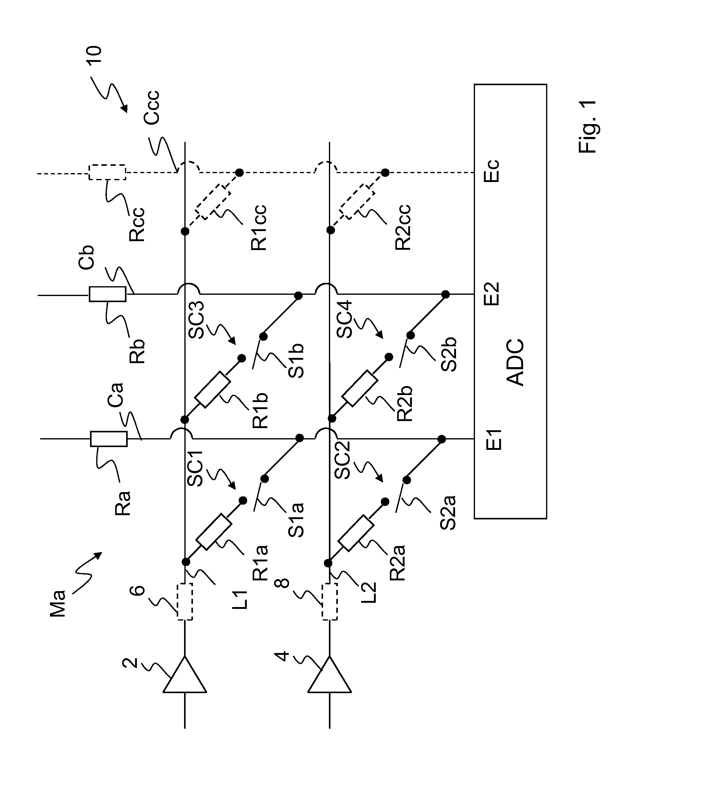 Method for determining active input elements of an input arrangement and input arrangement