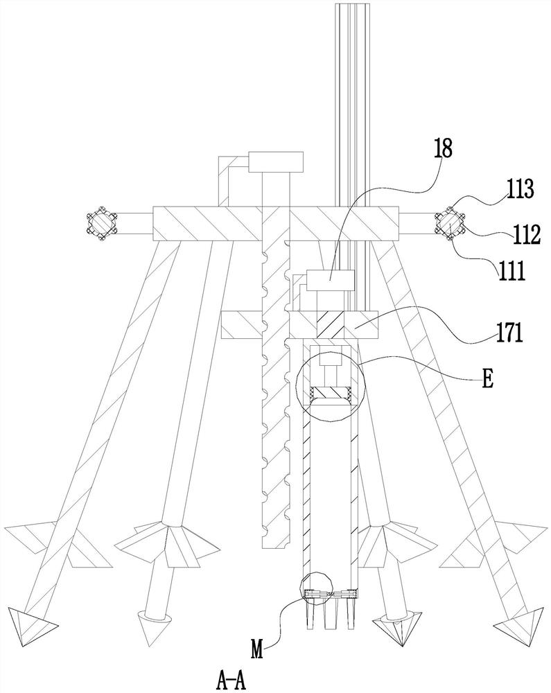 Soil detection sampler and sampling method