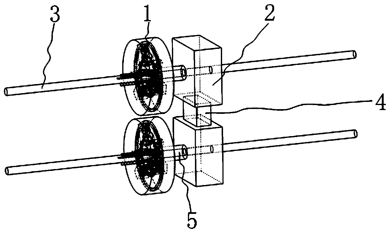 A wire deicing device