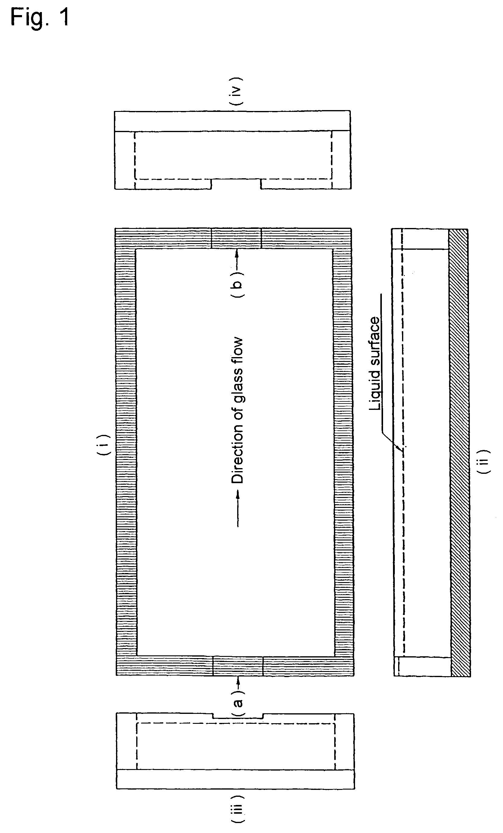 Methods for the production of glass substrate blank