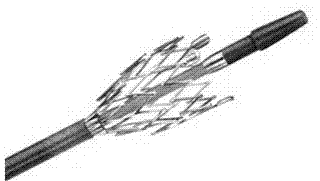 High shrinkage intravascular stent delivery system