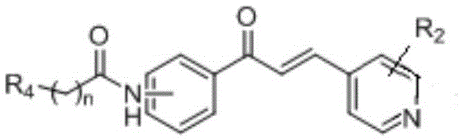 Chalcone derivatives with drug-resistant bacteria resistance activity