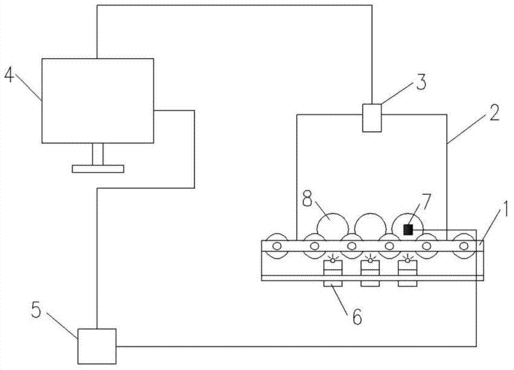 Online visual inspection device and online visual inspection method for cracks on surface of poultry eggs