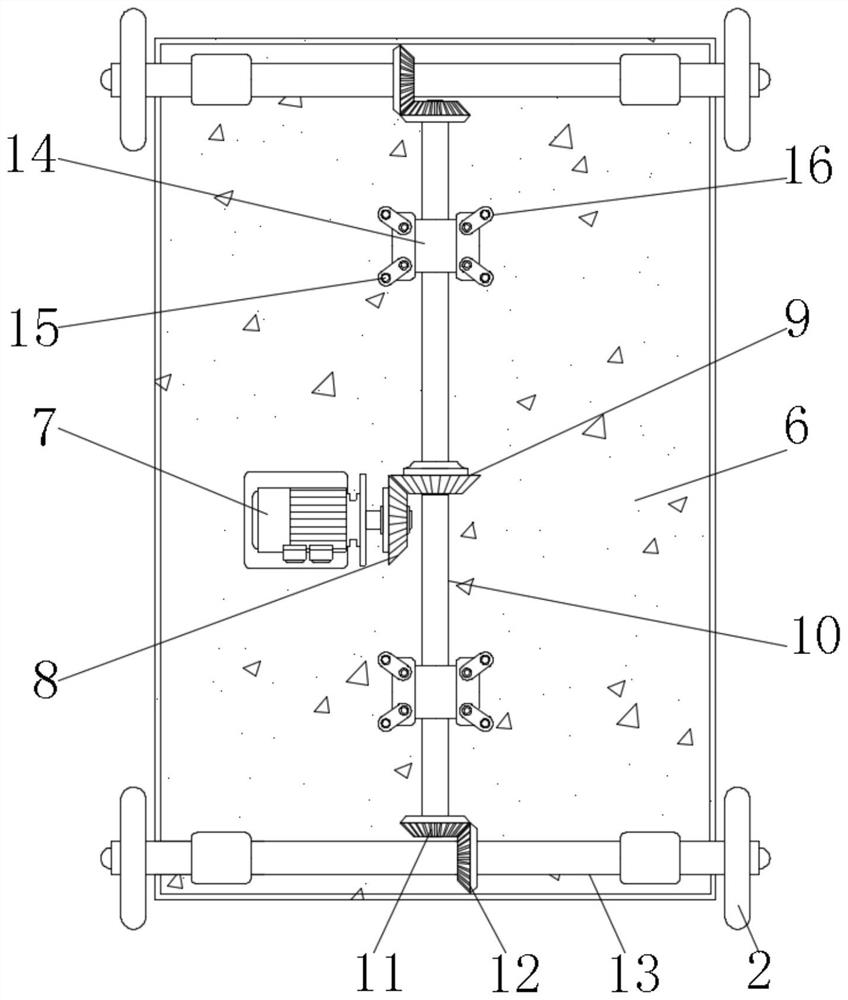 Construction platform capable of being controlled to move automatically for tunnel construction