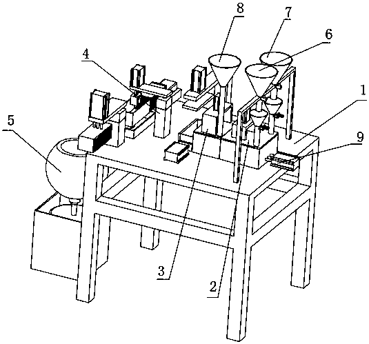 Medicine powder pill-making machine