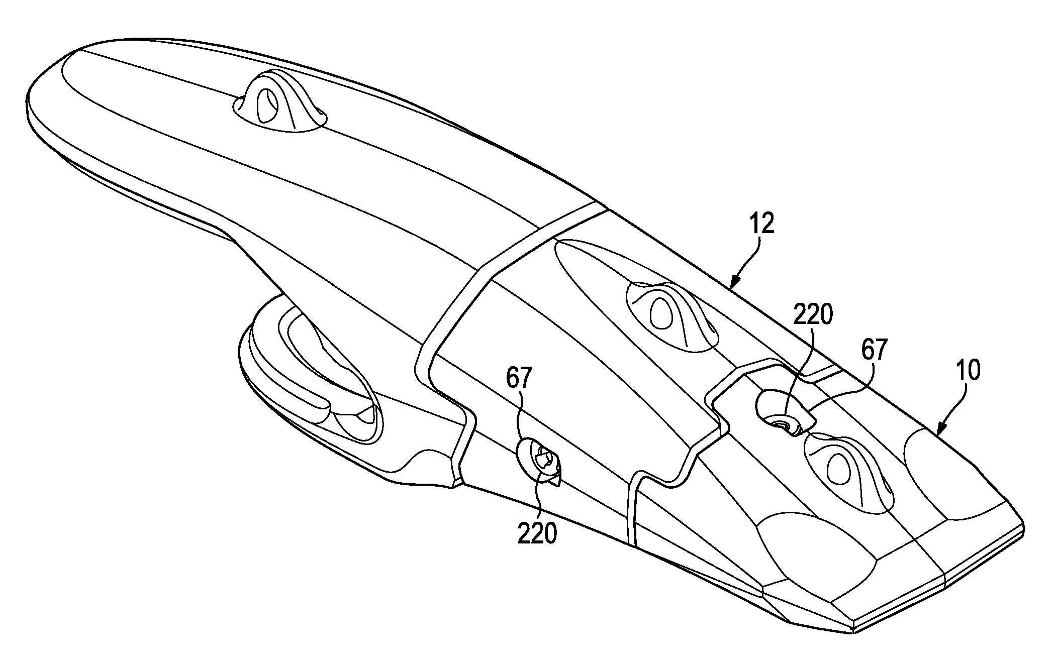 Connector To Facilitate Lifting Of Wear Parts