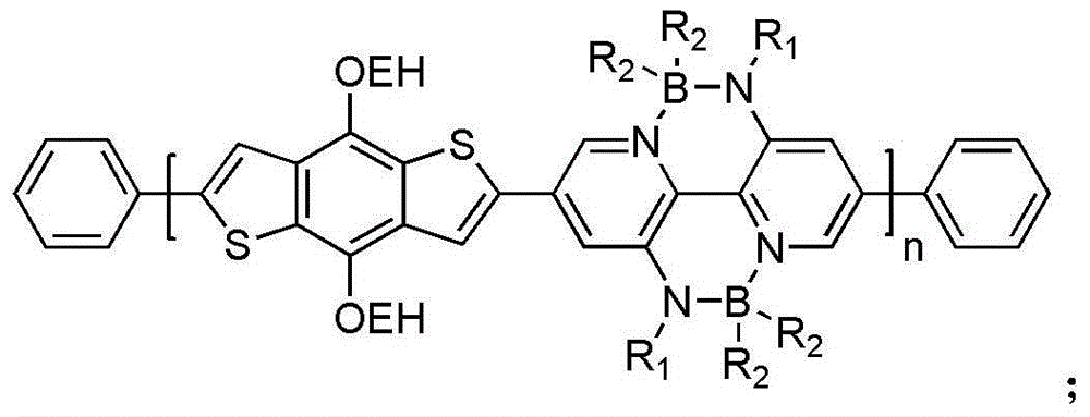 Diboron nitride bridge-linked bipyridine and organic/ high polymer material prepared from diboron nitride bridge-linked bipyridine