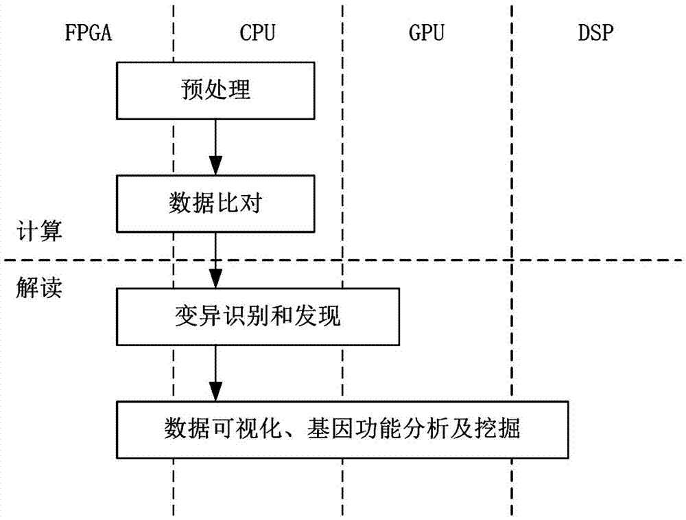 Whole genome sequencing data calculation interpretation method