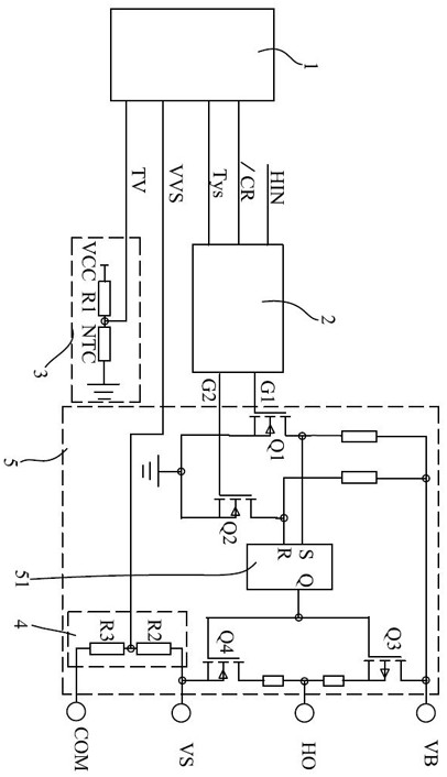 High-voltage integrated circuit and control method thereof