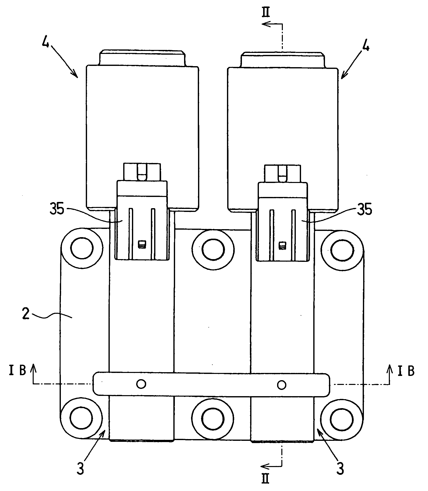 Oil pressure control device having a damper for suppressing pressure dither