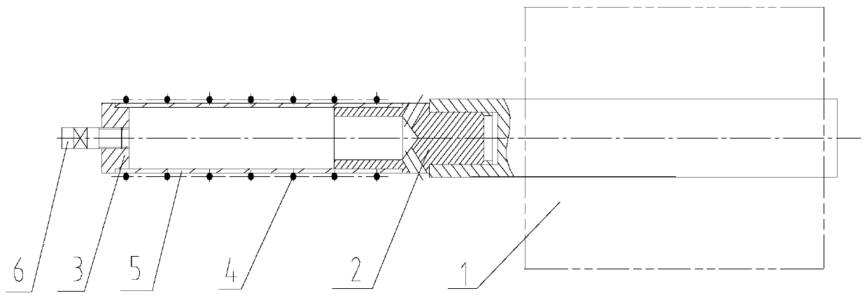 Elongated precise thin-wall aluminum alloy pipe inner hole polishing and grinding tool and method