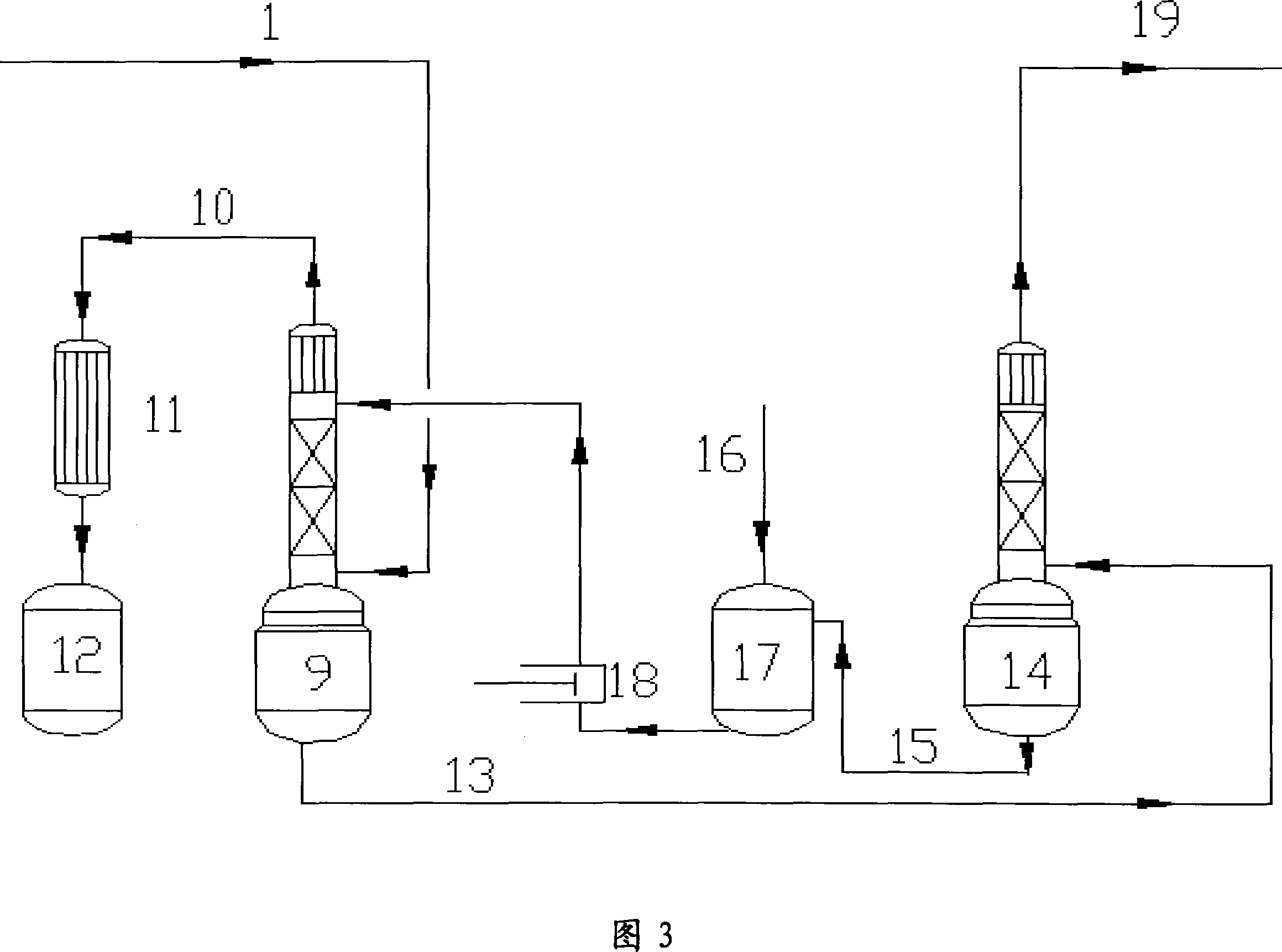 Freon 22/hexafluoropropylene azeotrope separating and recovering method