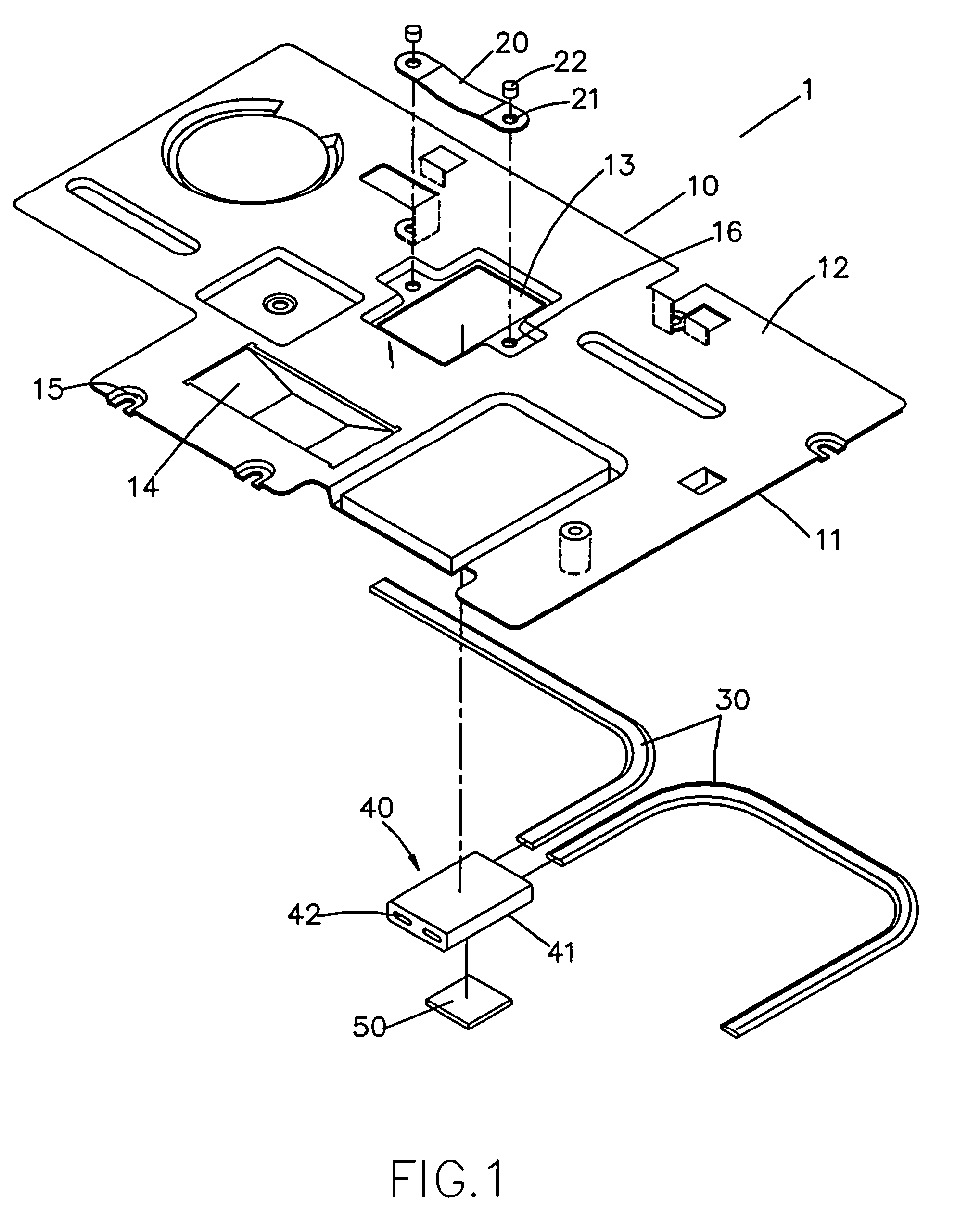 Heatsink device of video graphics array and chipset