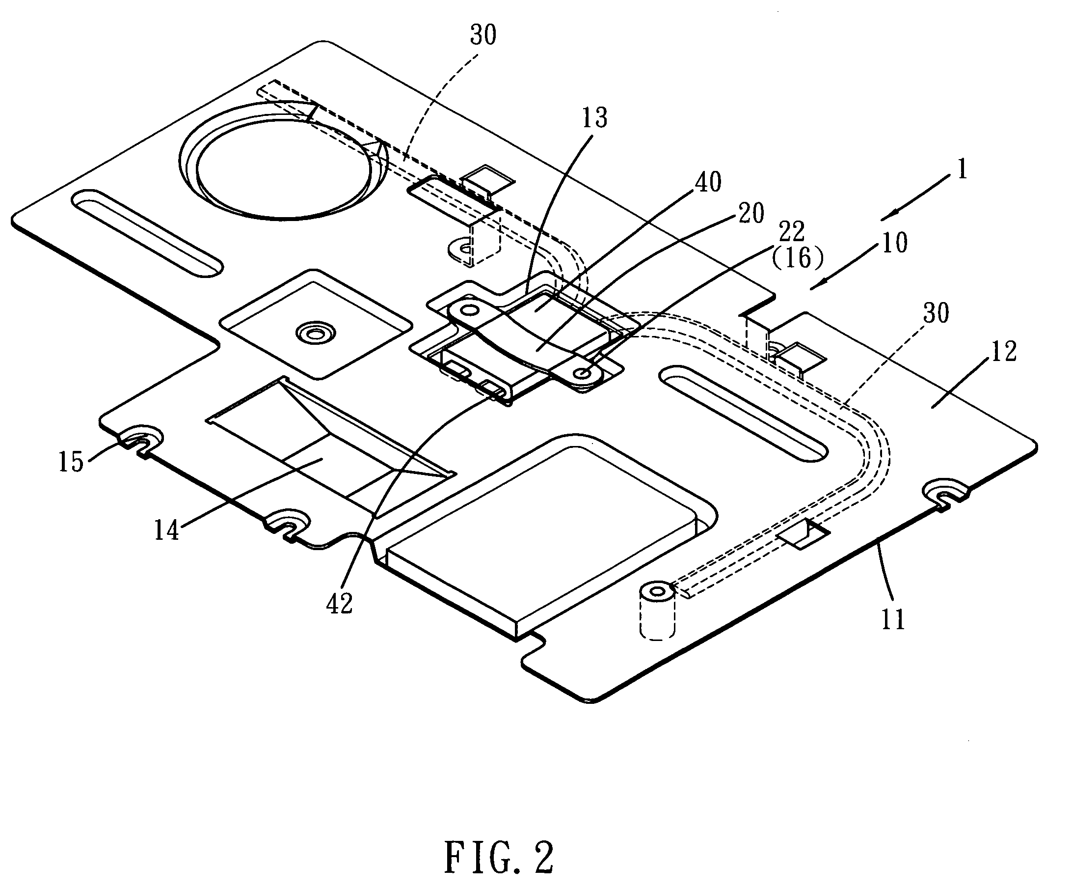 Heatsink device of video graphics array and chipset