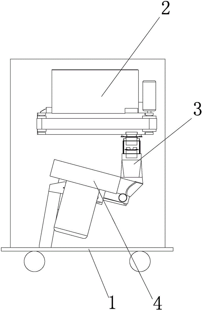 Badminton ball partner training robot