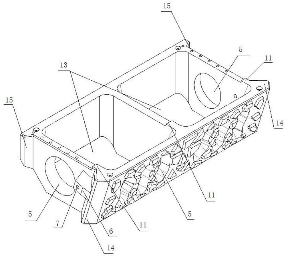 Fish trough stone ecological revetment and construction method thereof