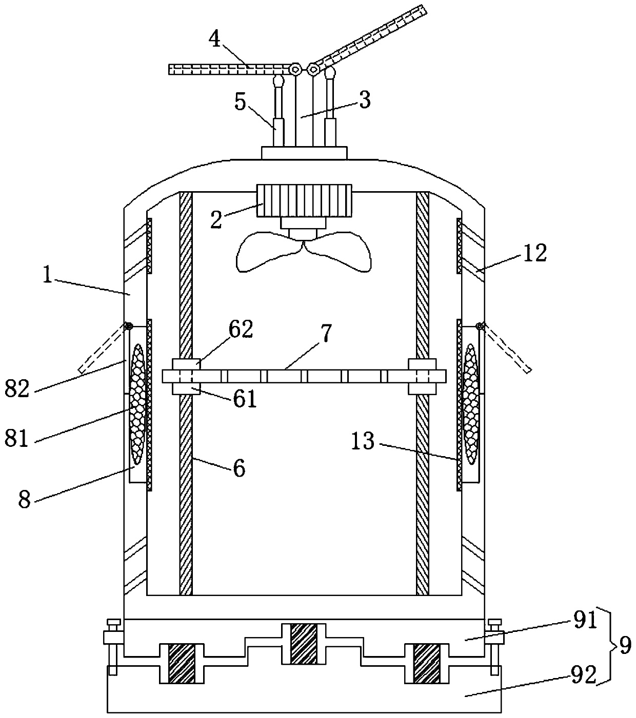 A frequency conversion control cabinet for an oilfield water injection pump