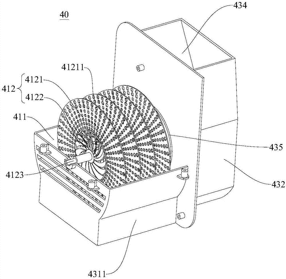 Air treatment device for air conditioner, air conditioner indoor unit and air conditioner outdoor unit