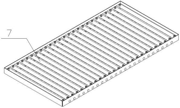 Trampling simply supported beam piezoelectric generating device