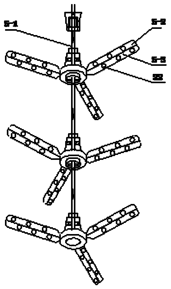 Integrated device for removing carbon dioxide gas in gas