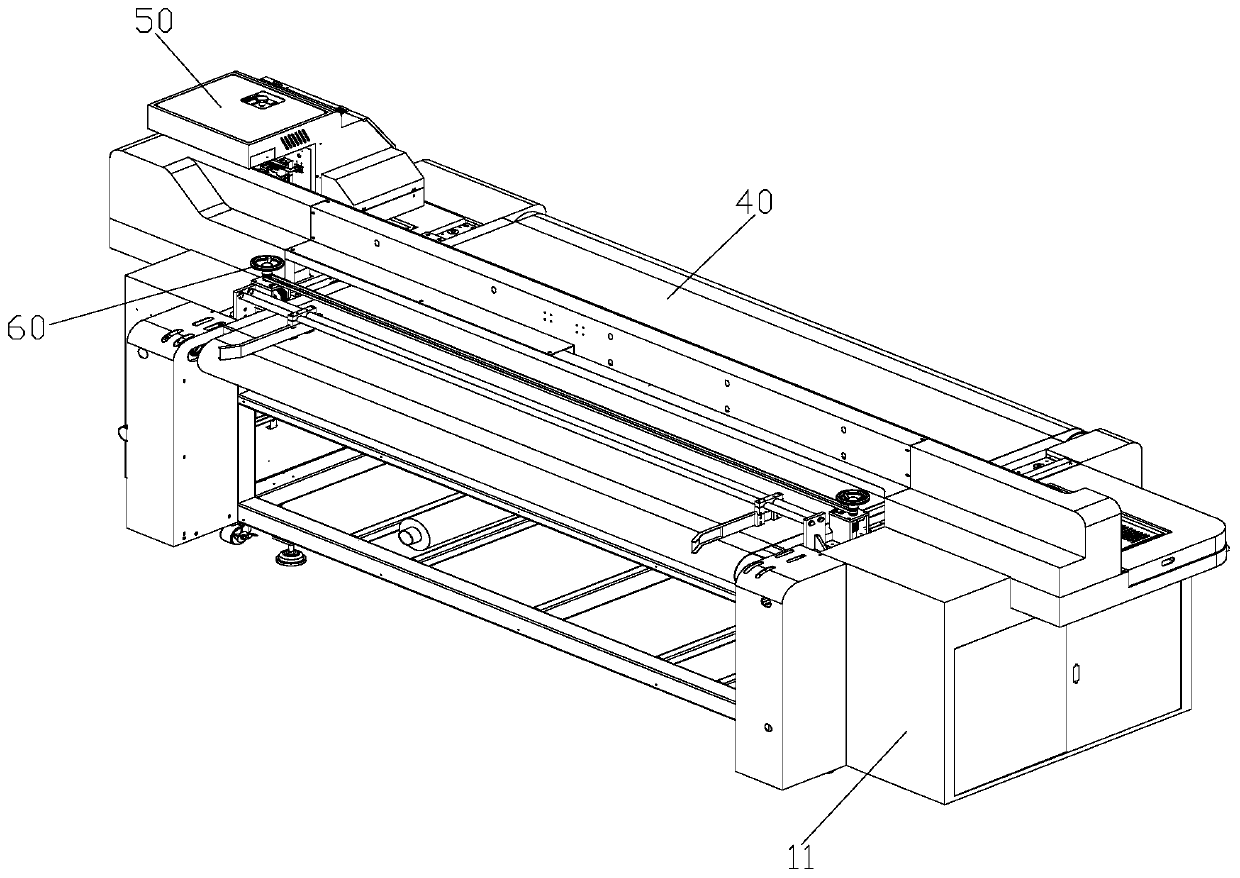 Printer with positioning effect