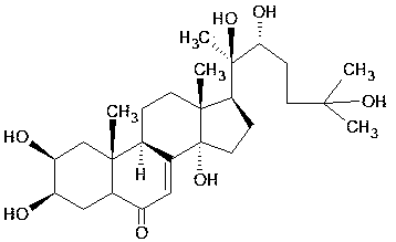 Molting hormone extracting method