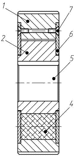 Rigid-flexible composite filtering gear