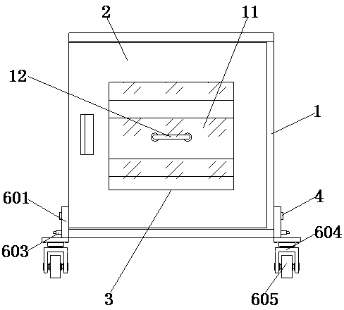 Anti-bending classified storage device for semiconductor light emitting diodes