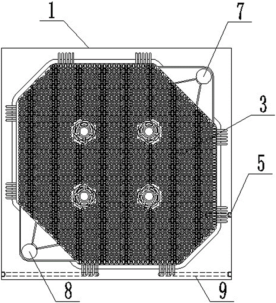 Elastomeric diaphragm filter plate