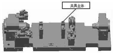 Rapid switching standardized structure for machining clamps and arranging method thereof