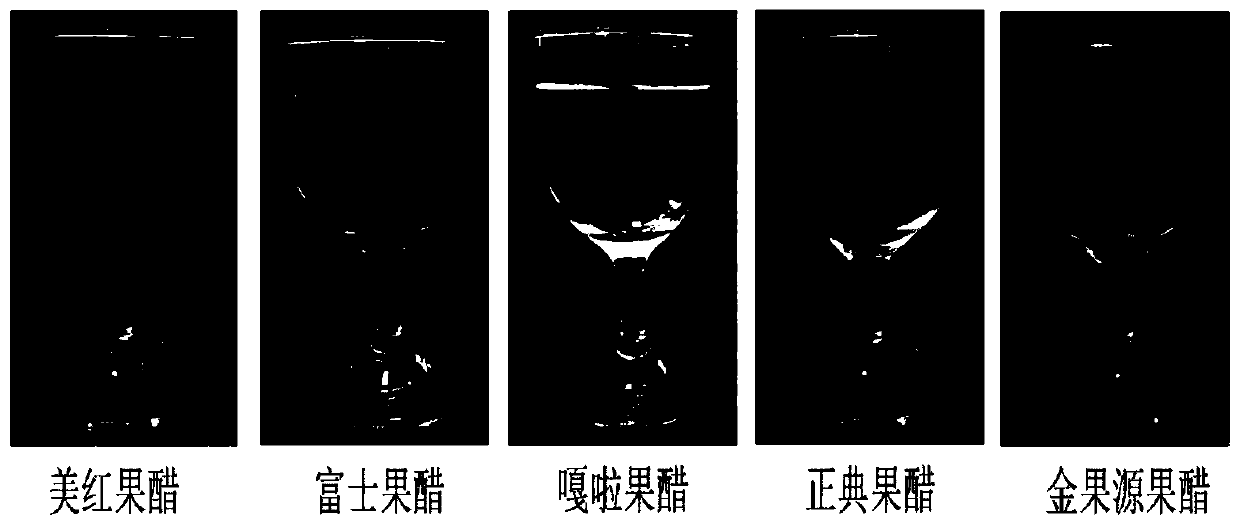 High-flavonoid apple vinegar and preparation method thereof