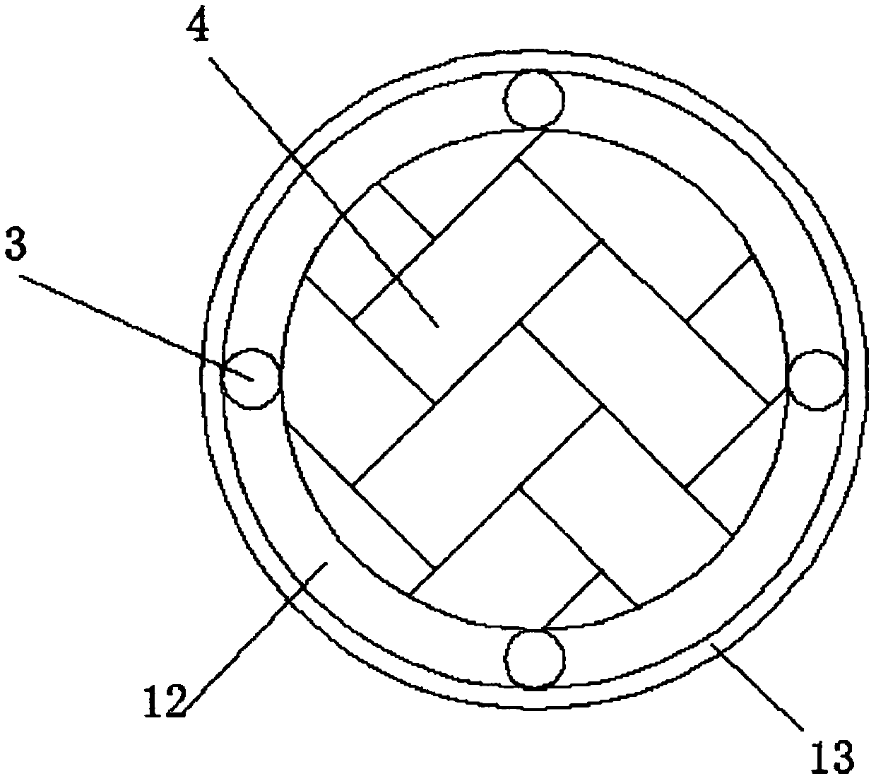 Domestic ceiling light with insect-catching function