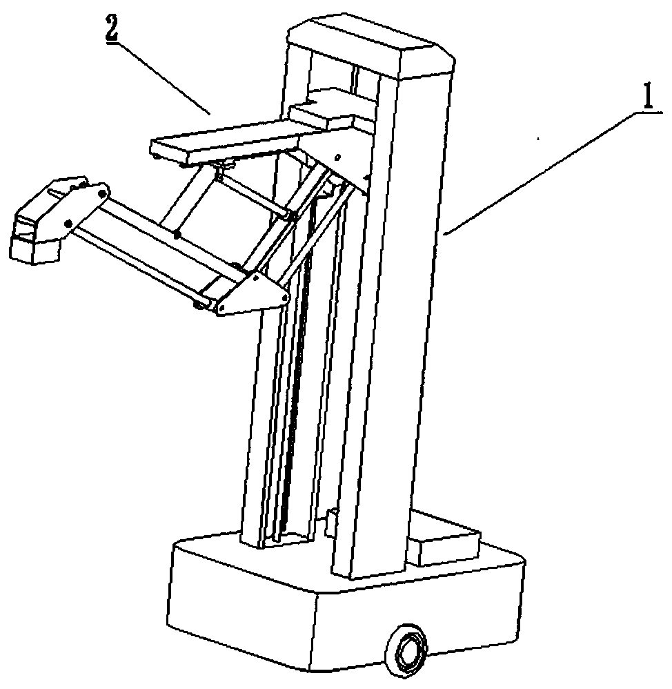 Movable palletizing robot