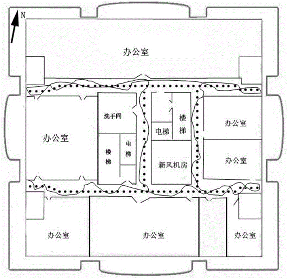 IBeacon-based indoor positioning method