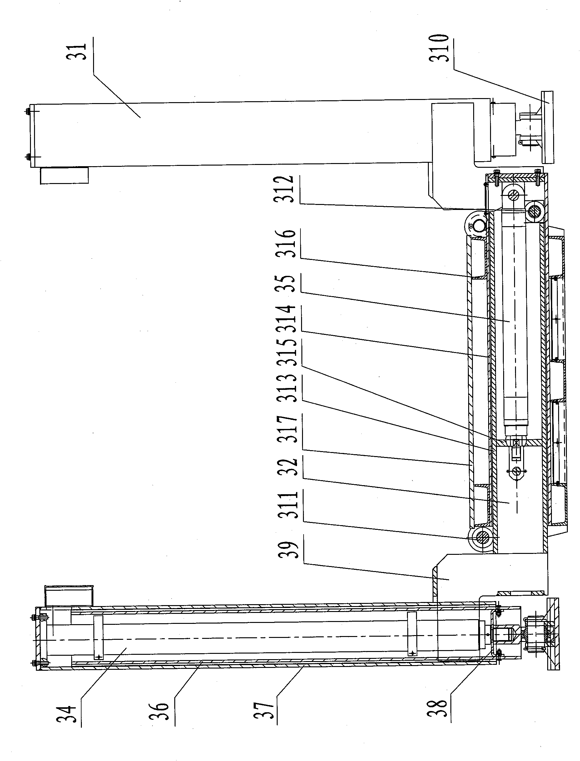 Oil field well workover operation machine