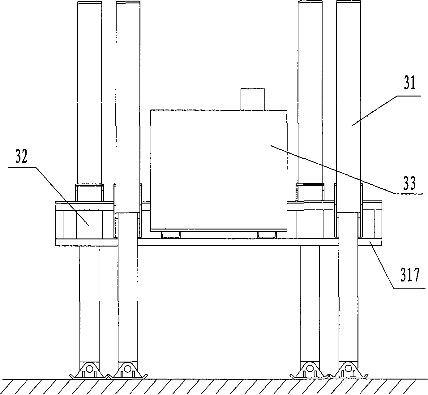 Oil field well workover operation machine