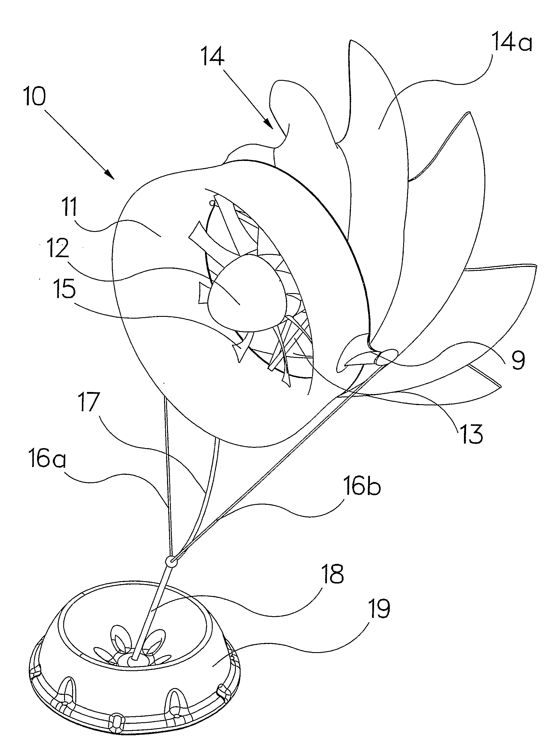 Underwater turbine with finned diffuser for flow enhancement