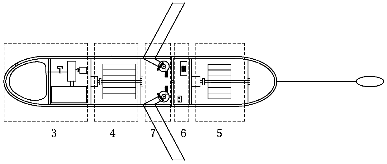 An air-dropped underwater glider based on water erosion separated wings