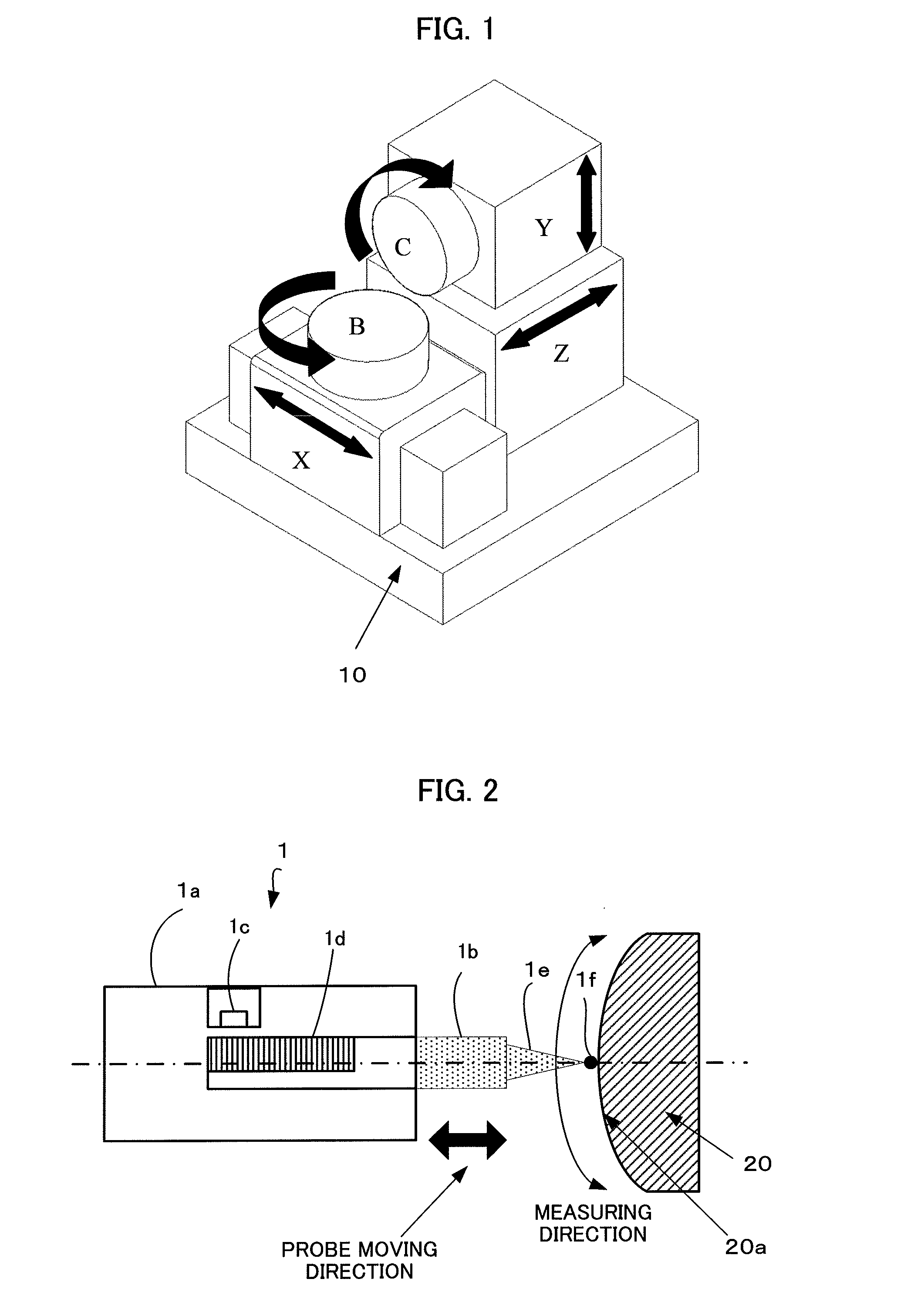 Machine tool having onboard measuring device