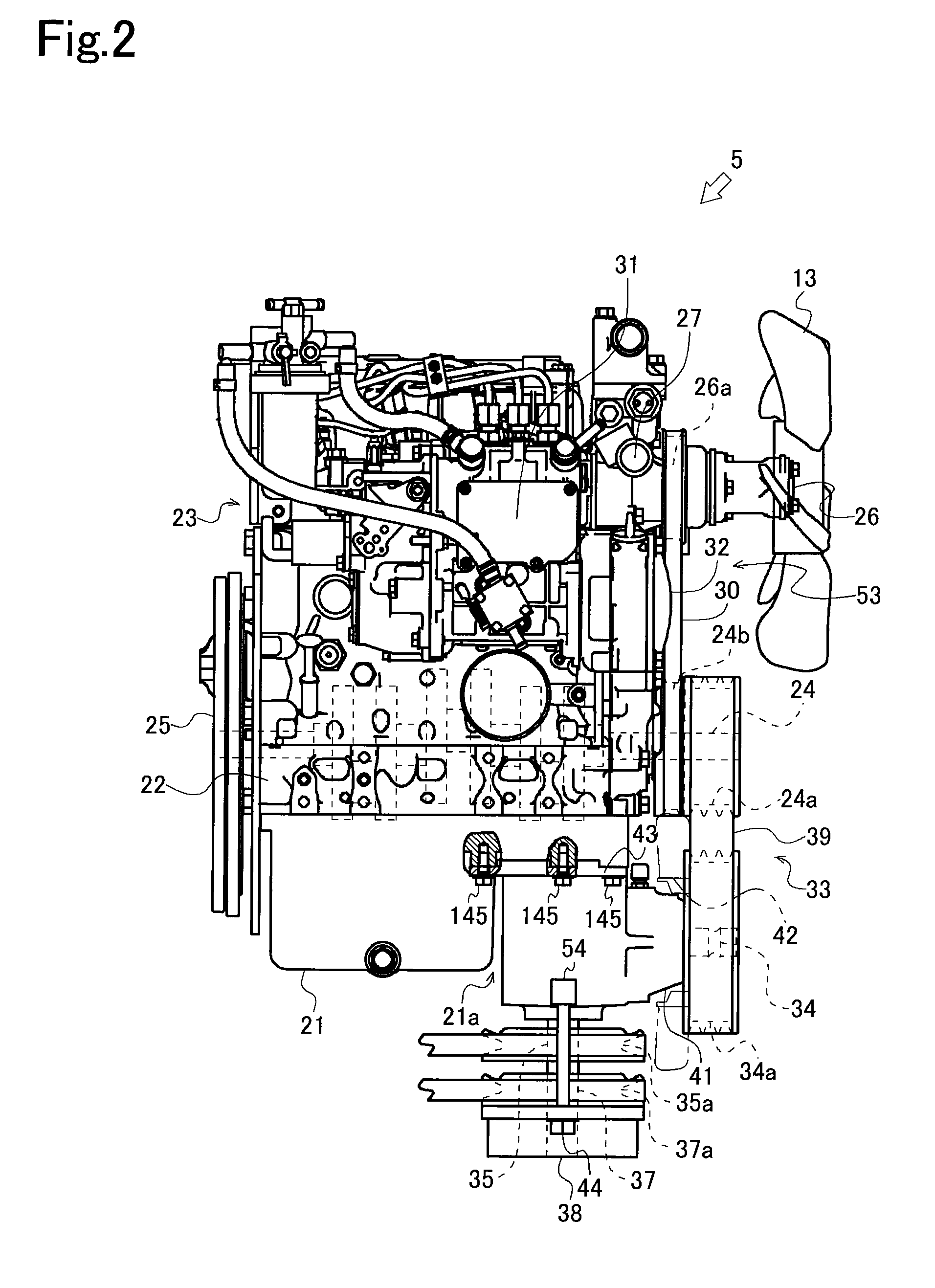 Engine and Power Transmission Device