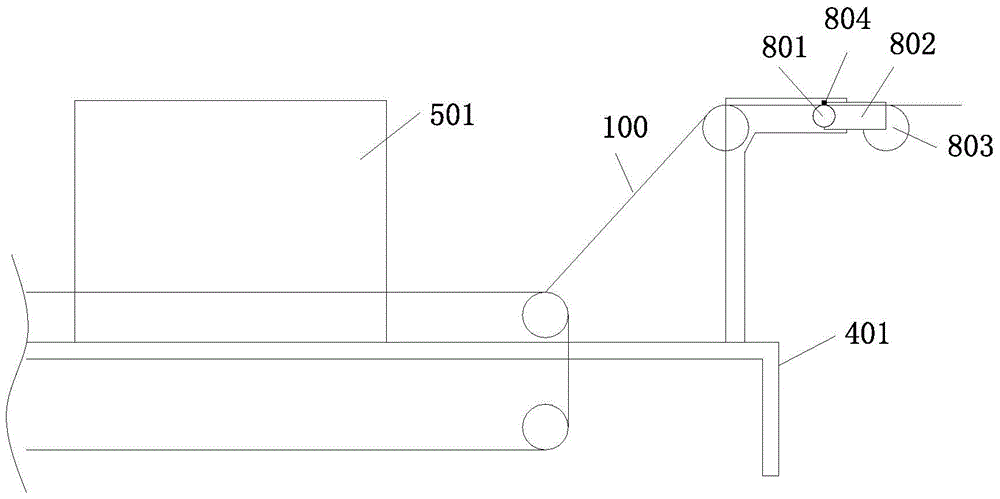 Enamelled wire broken paint alarm method for enameled machine