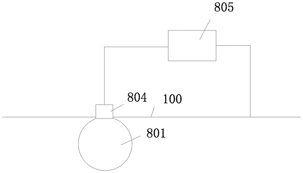 Enamelled wire broken paint alarm method for enameled machine