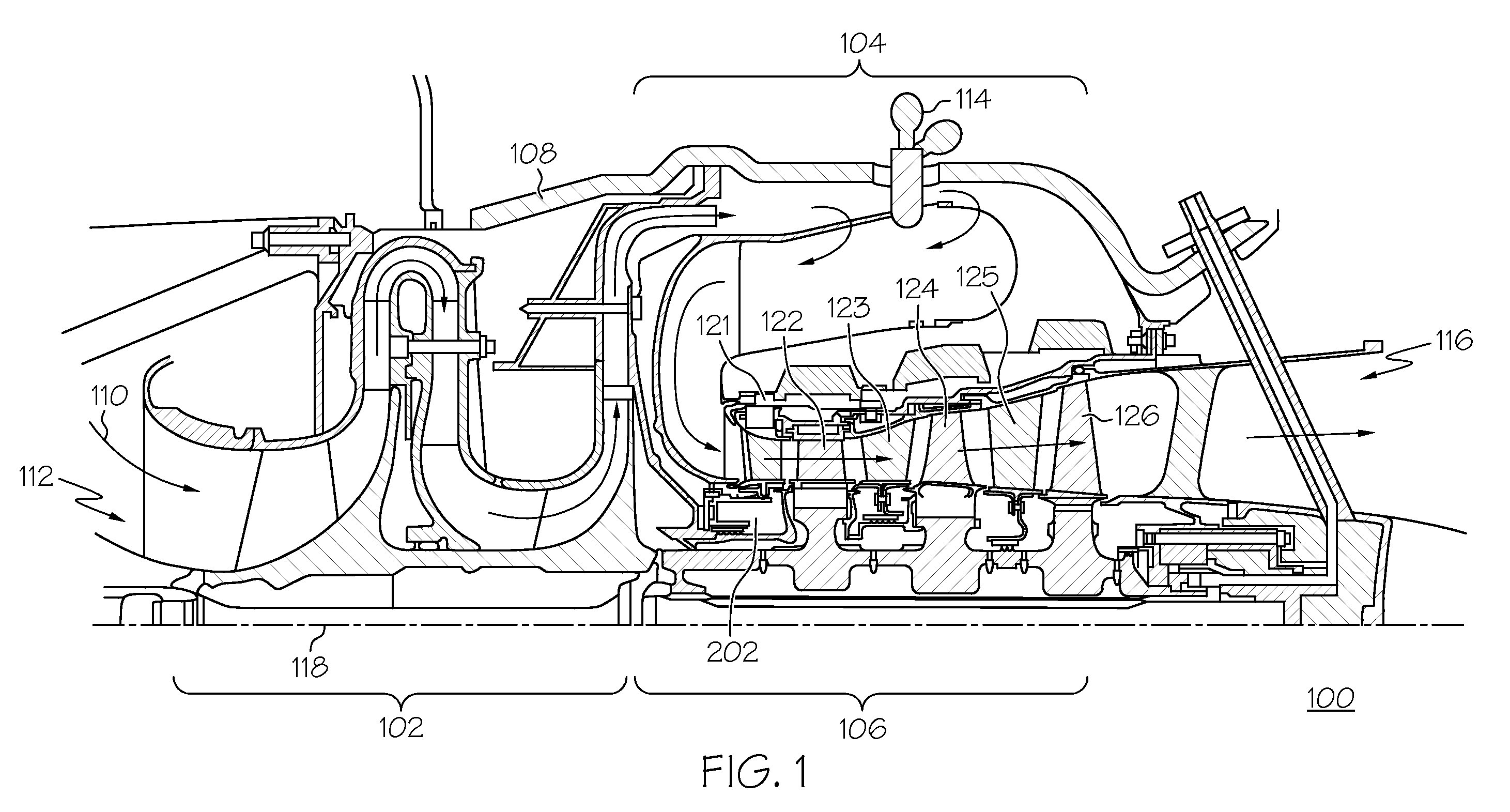 Turbine cooling air centrifugal particle separator