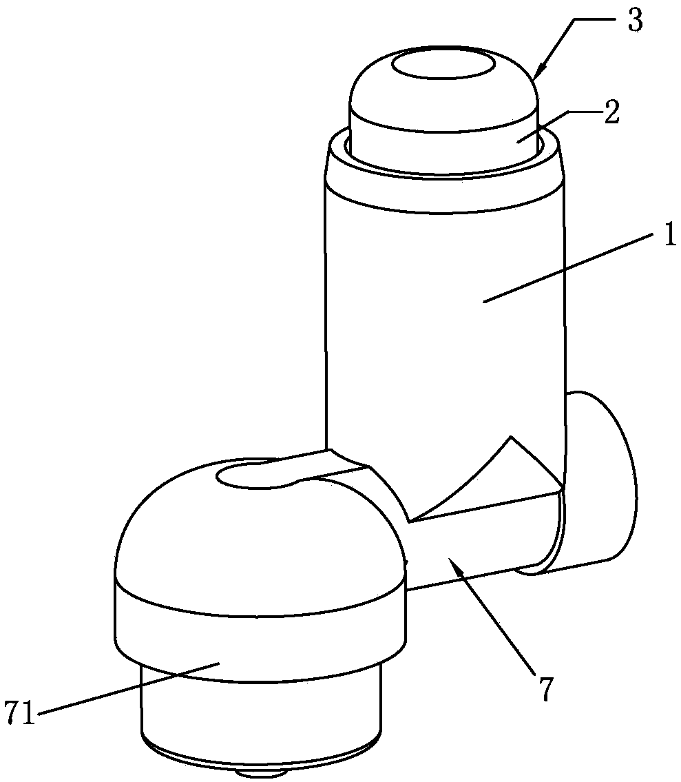 One-way valve and cooking machine using the same