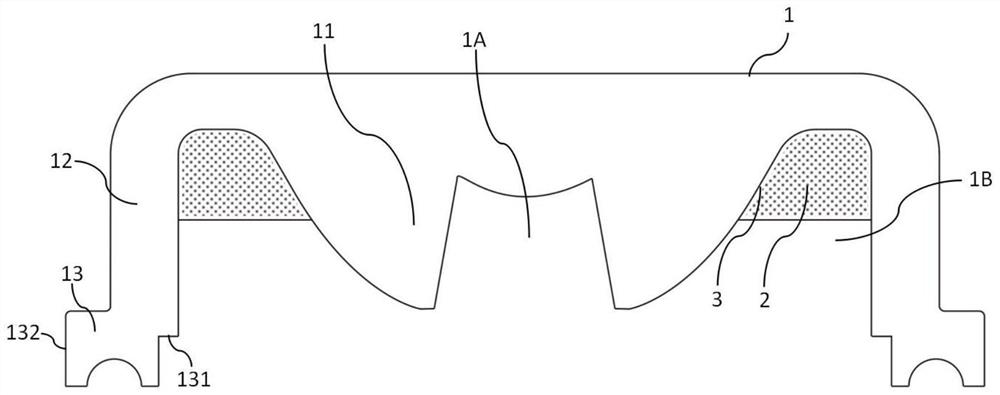 LED long-afterglow composite light-emitting lens and light-emitting device comprising LED long-afterglow composite light-emitting lens structure