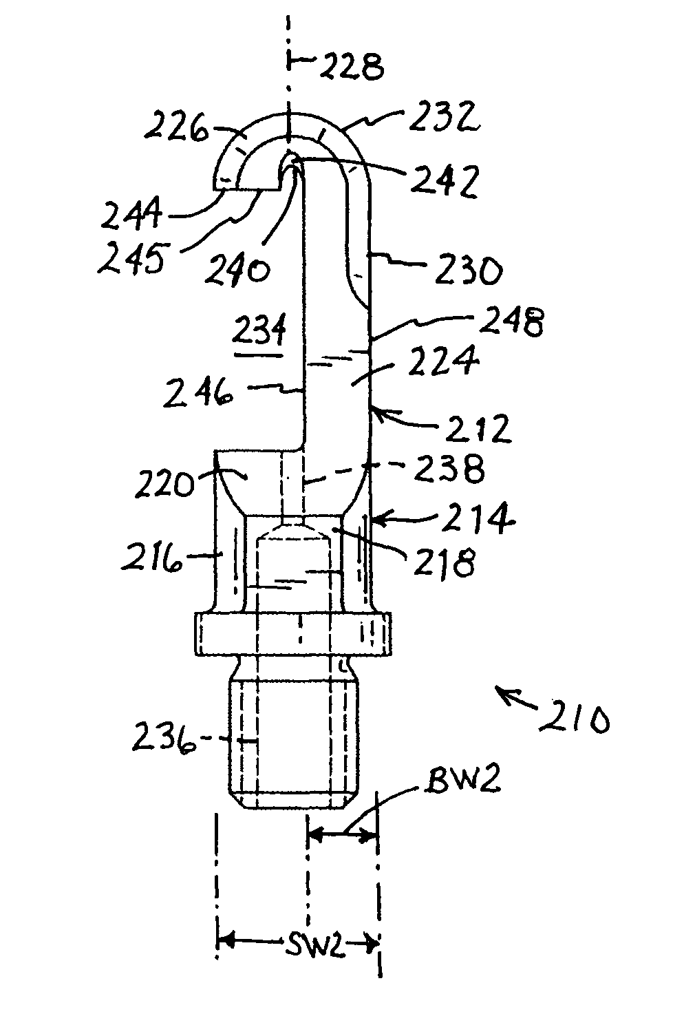 Hook shaped ultrasonic cutting blade