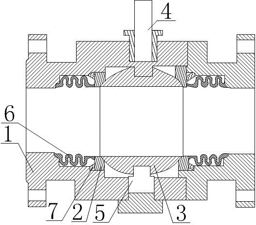 High-temperature hard seal ball valve